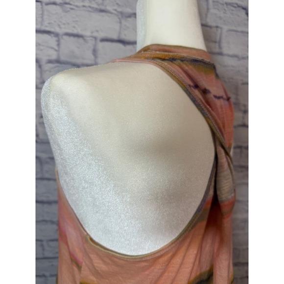 Pilcro Anthropology Tank Top Striped Sleeveless twist Back Top sz XS 1617 - Picture 4 of 8